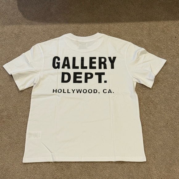 Gallery Dept White Short Sleeve Tee - Picture 1 of 2